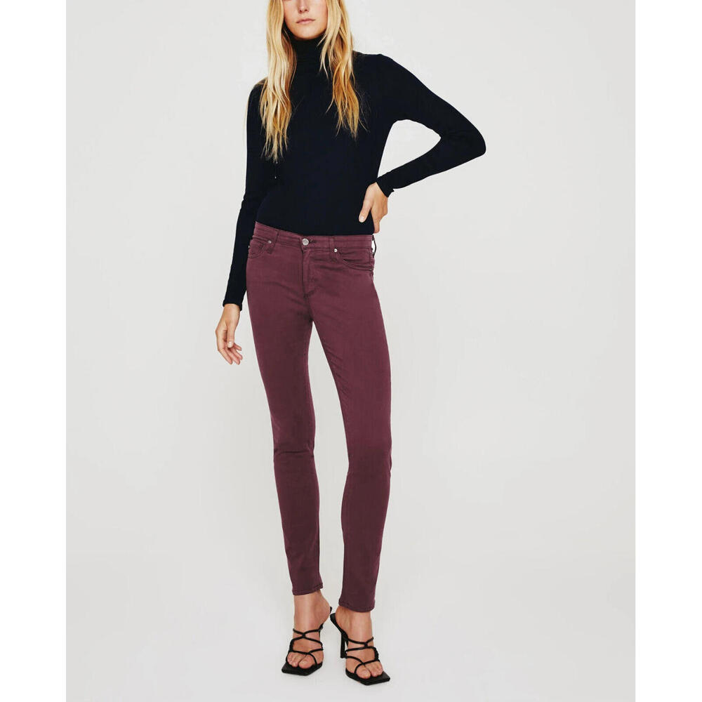 ag Adriano Goldschmied Contour Prima Ankle Cigarette Leg Skinny pants moop 26